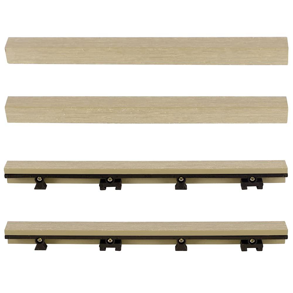 12" x 1" Composite Interlocking Deck Side Trim