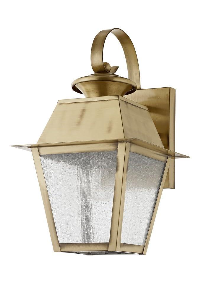 Livex Lighting Mansfield 1 - Light Wall Light in  Black