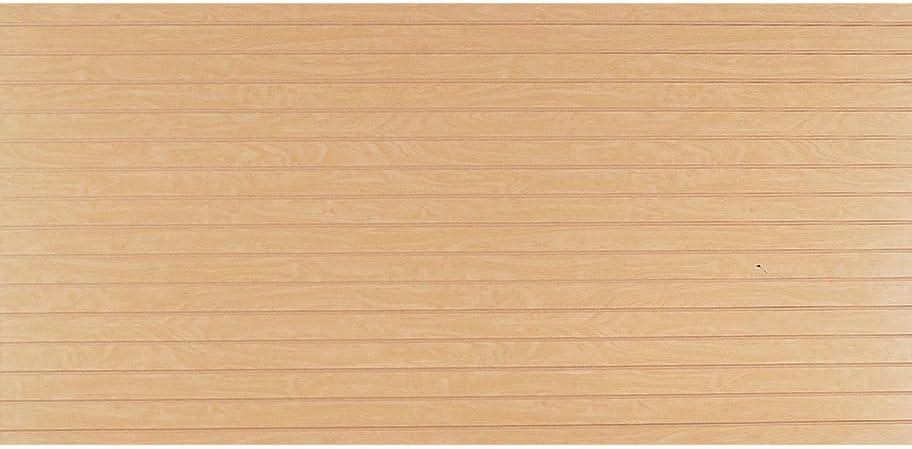 Maple 4' x 8' Horizontal Slatwall Panel for Storage and Display