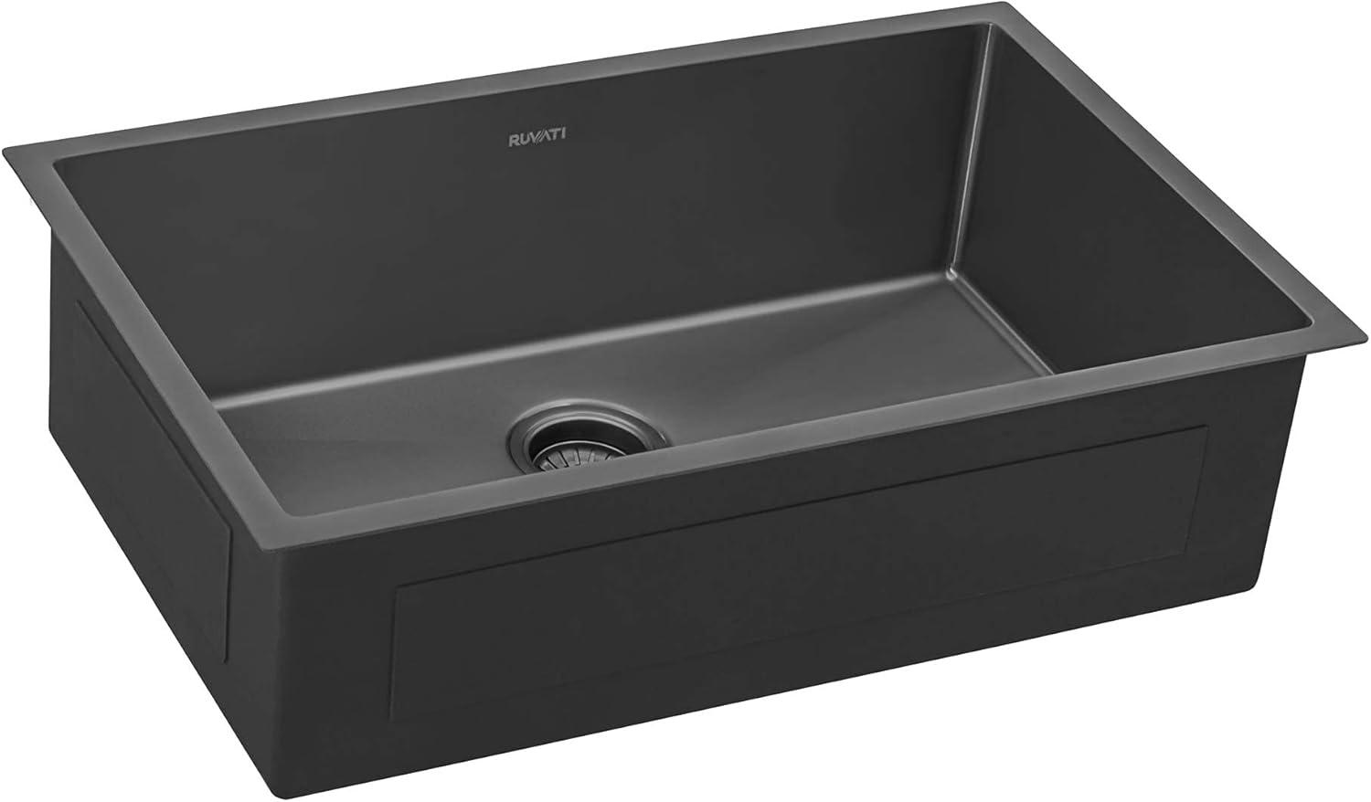 Ruvati 30-inch Undermount Stainless Steel Kitchen Sink 16 Gauge Single Bowl