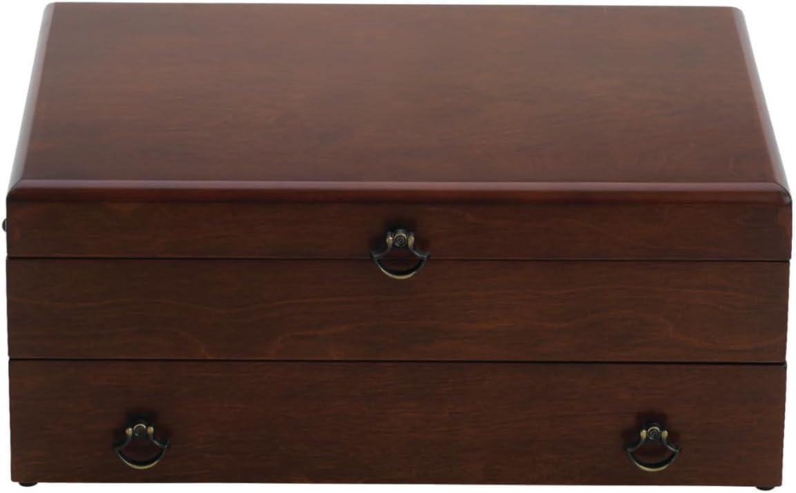 Reed And Barton Bristol Cherry Finish Flatware Chest