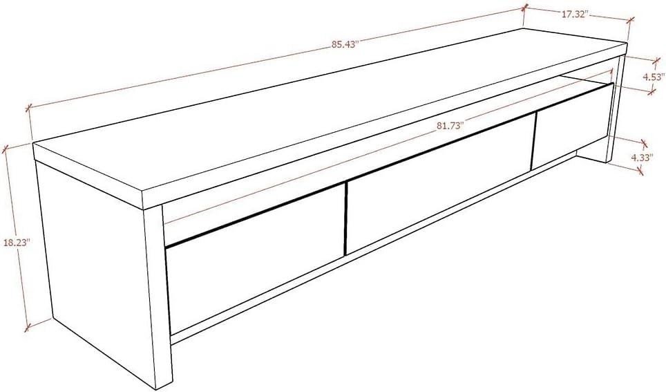 Sylvan TV Stand for TVs up to 60" - Manhattan Comfort