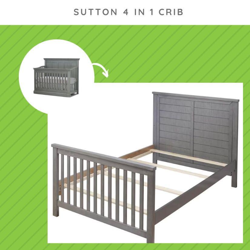 Bed Rail, Weathered Gray - Full Size