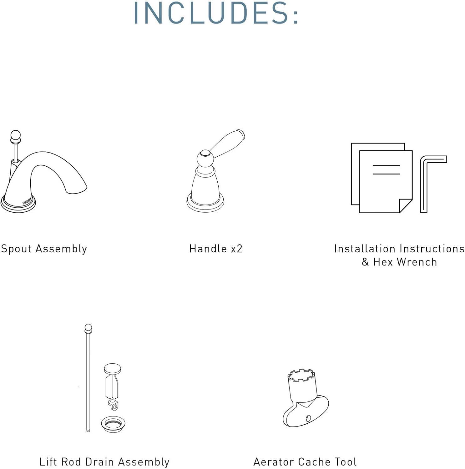 Moen Brantford Widespread Bathroom Faucet