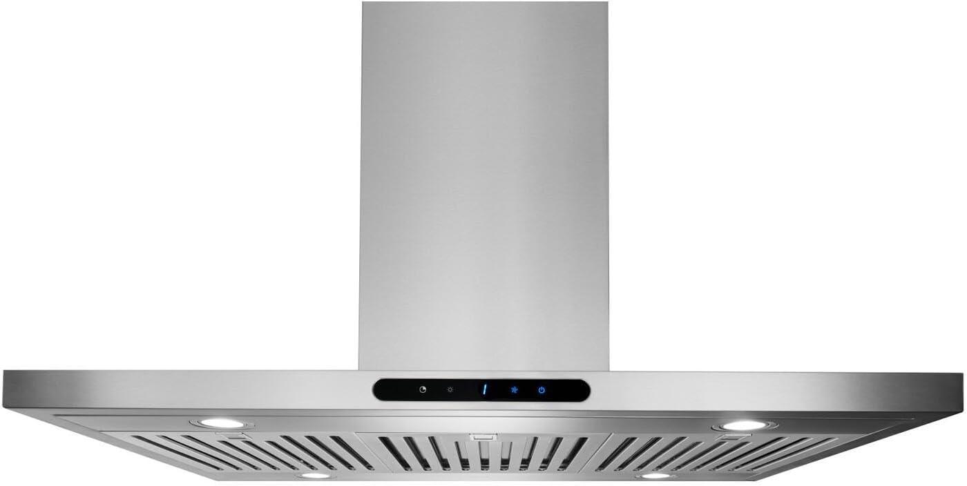 Broan NuTone 36" Stainless Steel 640 CFM Convertible Island Range Hood with Hybrid Baffle Filter