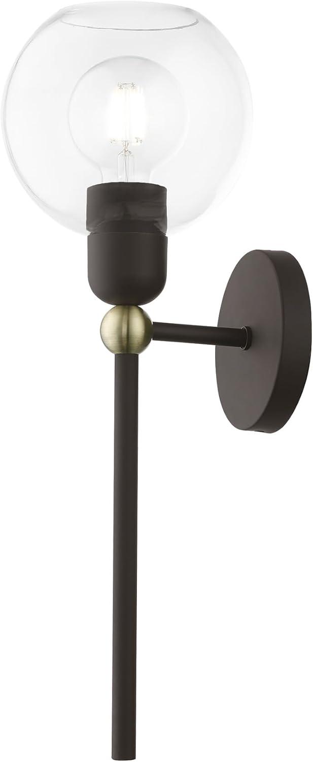 Livex Lighting Downtown 1 - Light Sconce in  Bronze/Antique Brass
