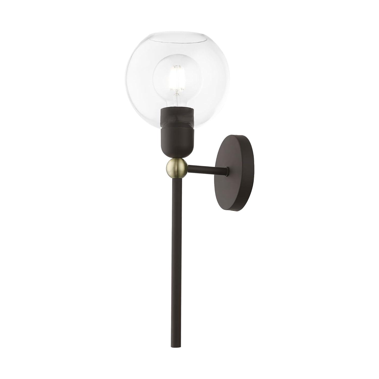Livex Lighting Downtown 1 - Light Sconce in  Bronze/Antique Brass