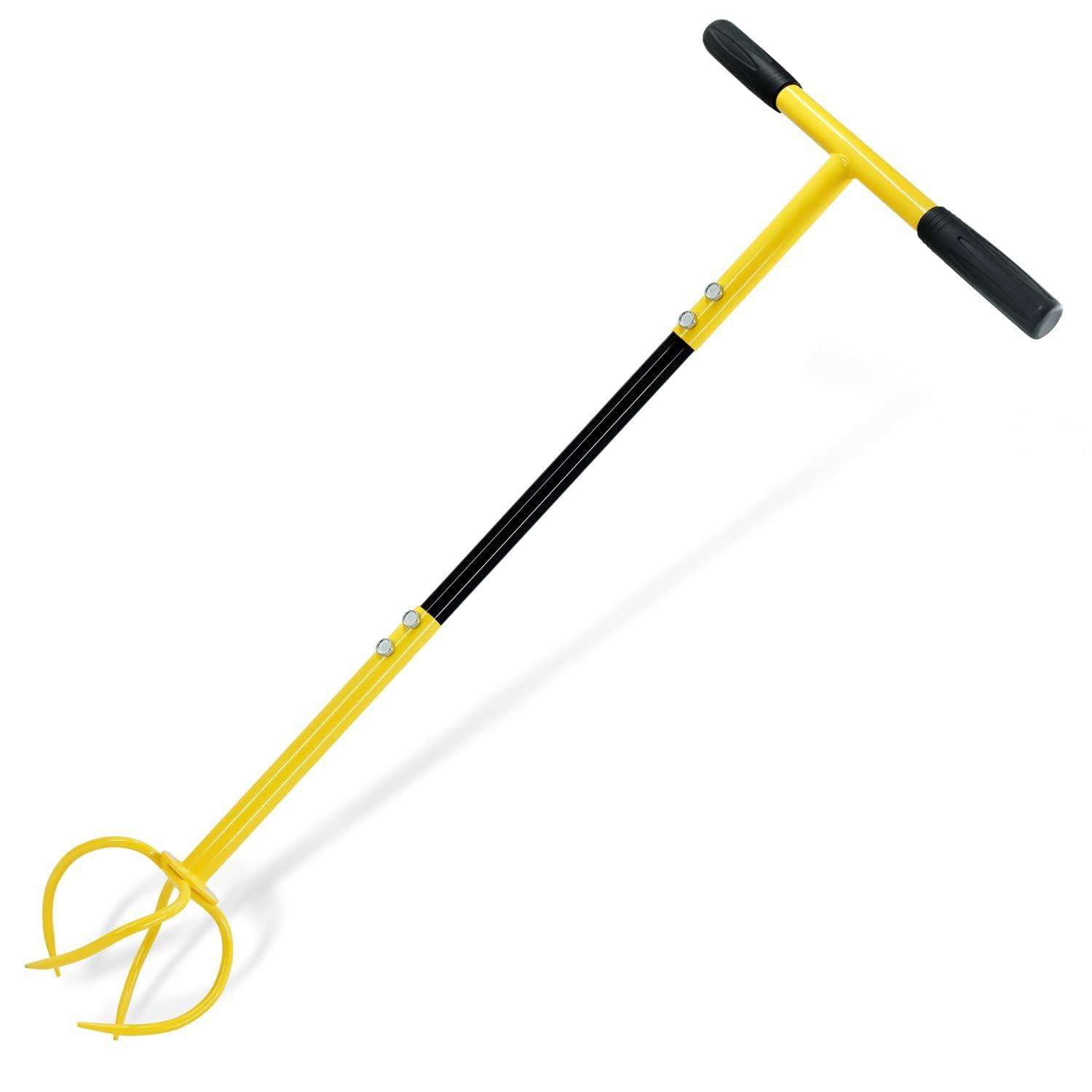 Manual Twist Tiller, Efficient Tiller for Gardening, Efficient Soil Cultivation, Garden Bed Tiller, Premium Handheld Garden Tool