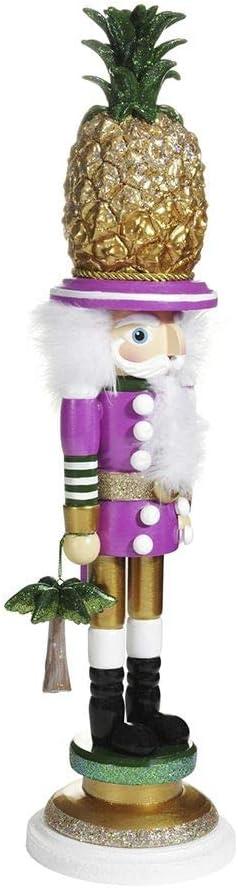 Kurt Adler Hollywood Pineapple Hat Nutcracker