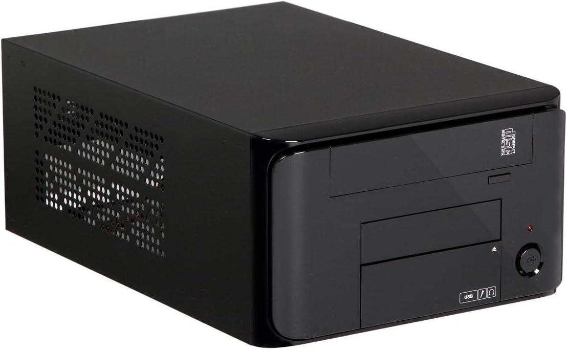 Compact Black Mini-ITX Tower Case with 250W Power Supply