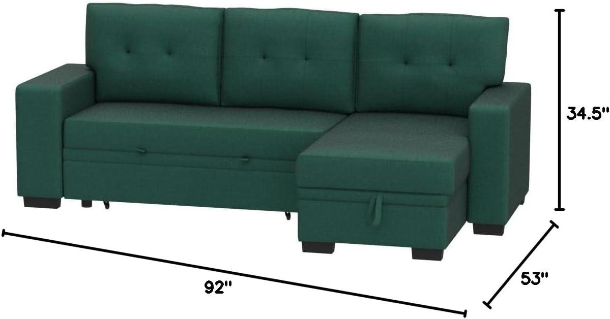 DEVION Furniture 3 - Piece Upholstered Sectional