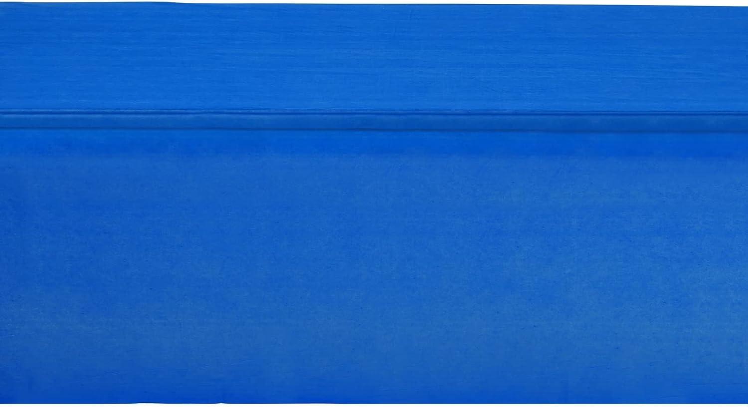 6 Pack Plastic Royal Blue Tablecloth for Parties, Rectangular Table Decorations, 54 x 108 Inches, Disposable Table Cover for Birthday, Graduation Party Supplies