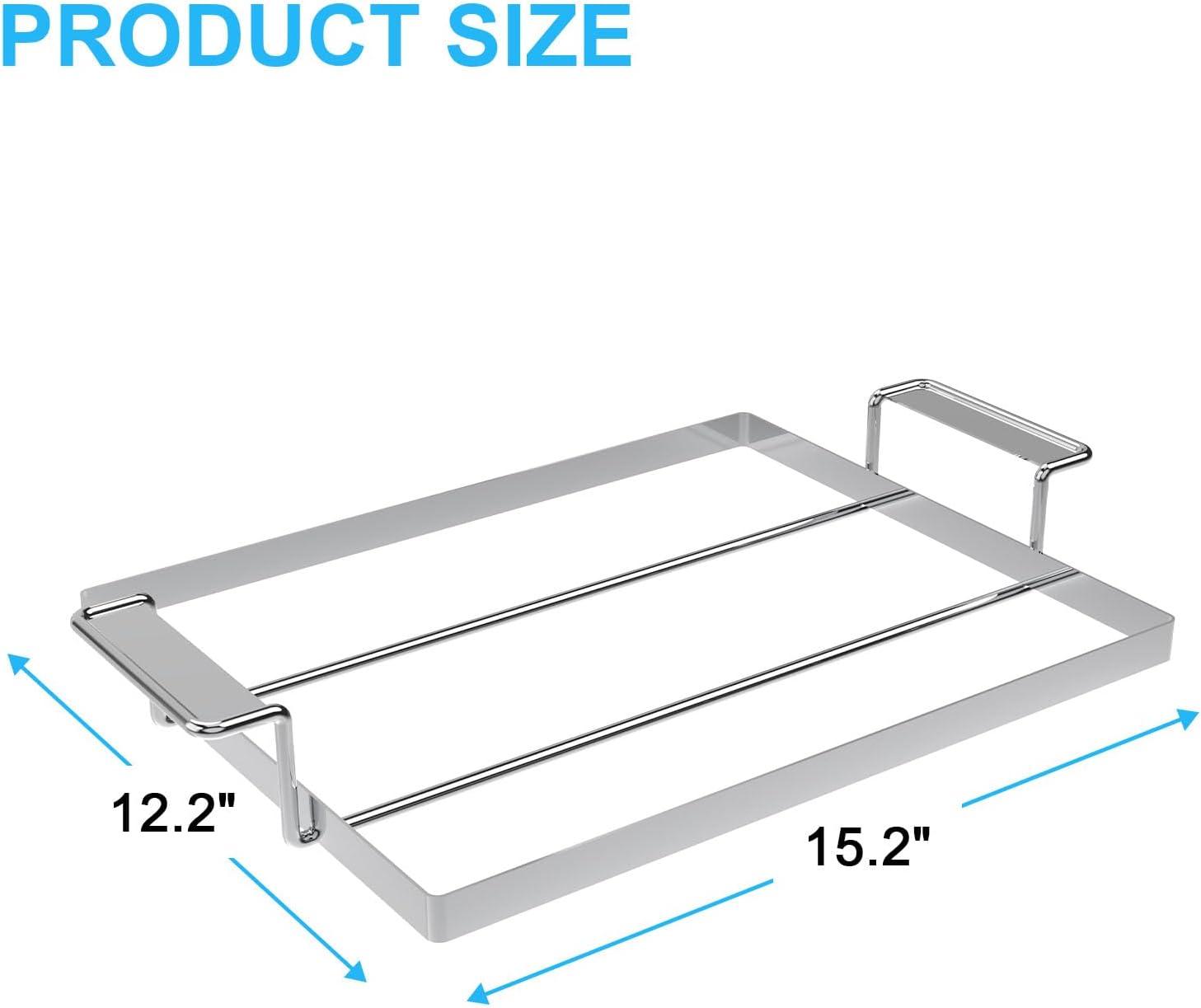 Adiqo 15-Inch Rectangular Food Grade Cordierite Pizza Stone