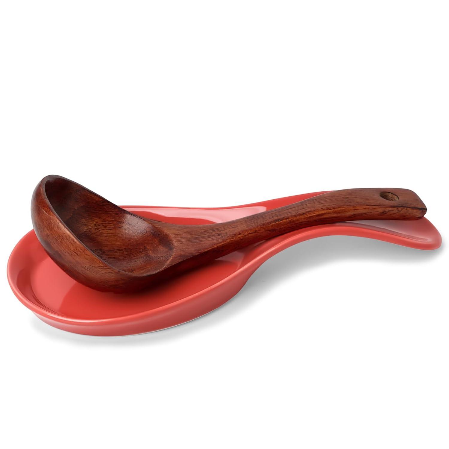 Red Barrel Studio® Newmont Ceramic / Porcelain Oval Spoon Rest