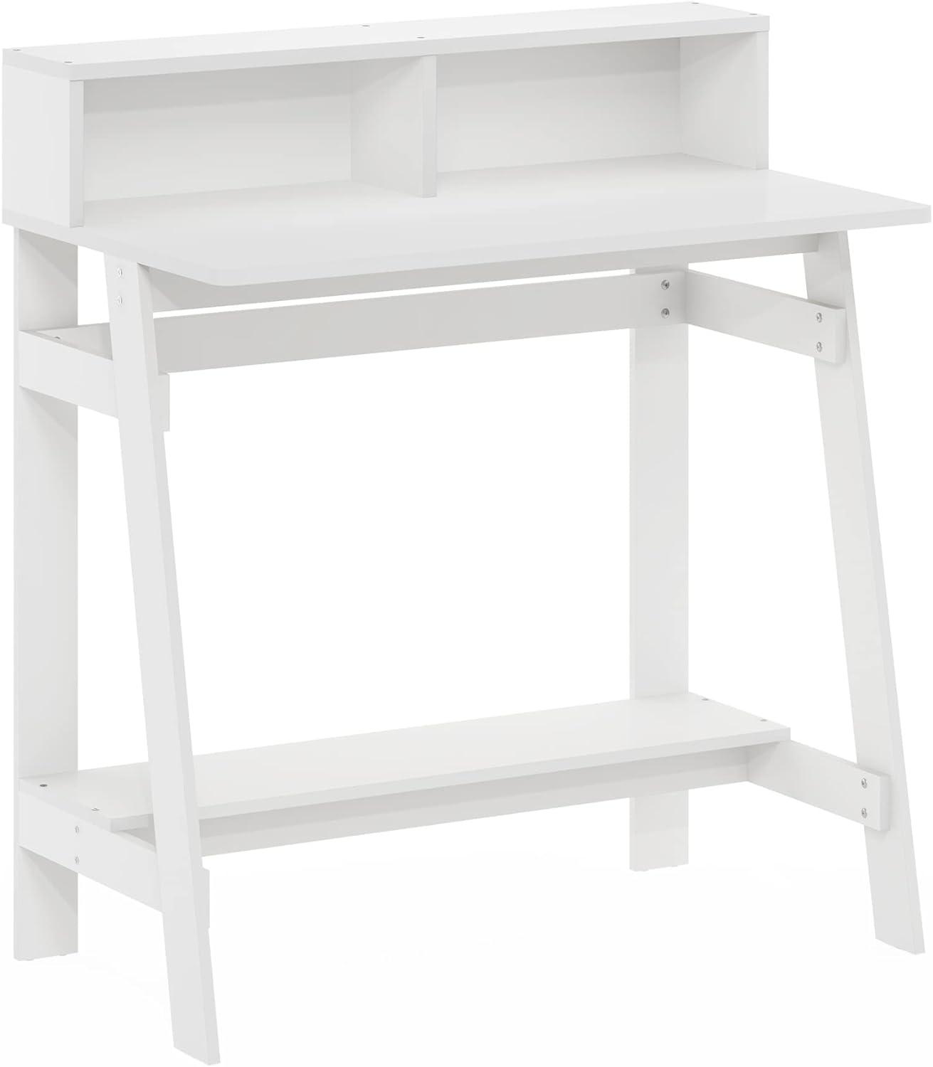 Furinno Simplistic A Frame Computer Desk, White