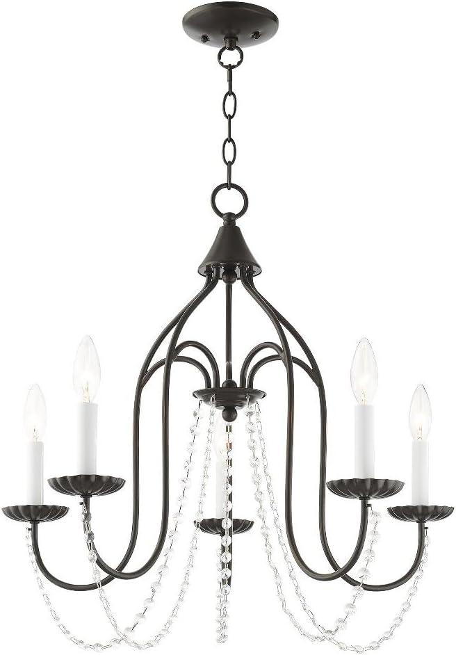 Livex Lighting - Alessia - 5 Light Chandelier in Farmhouse Style - 24 Inches