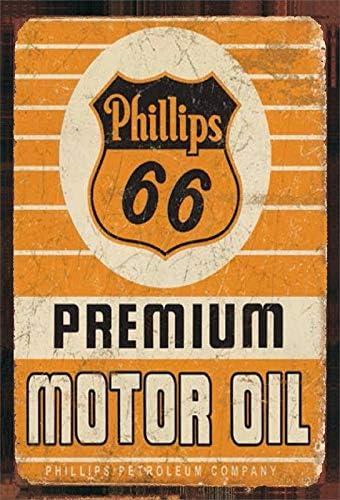 12 Pieces Reproduced Vintage Gas Oil Car Tin Signs, Home Bar Man Cave Garage Decor (wm Penn)