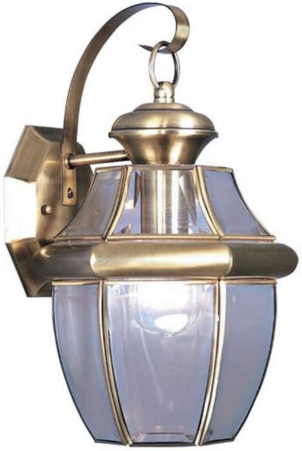 Livex Lighting Monterey 1 - Light Wall Light in  Antique Brass