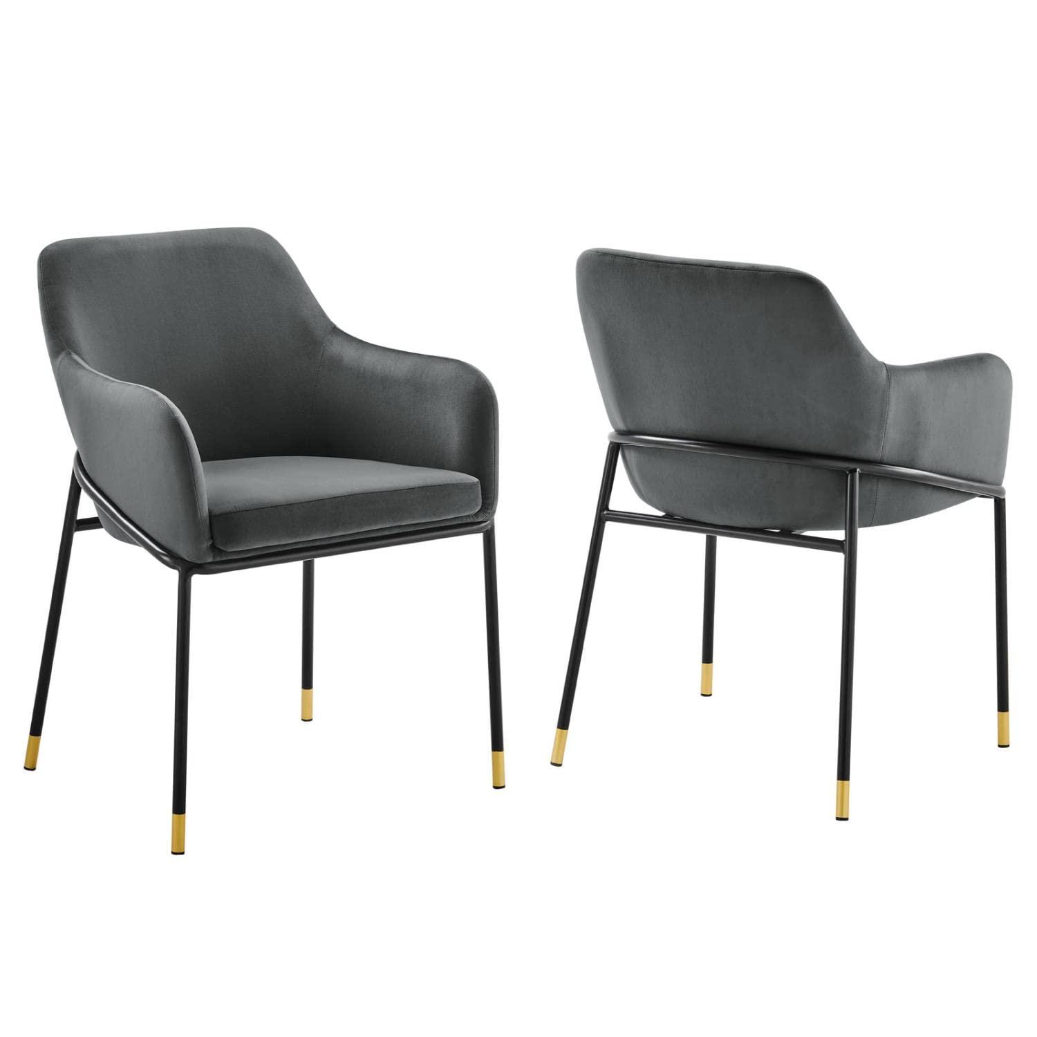 Modway Modway Jovi Performance Velvet Dining Armchair