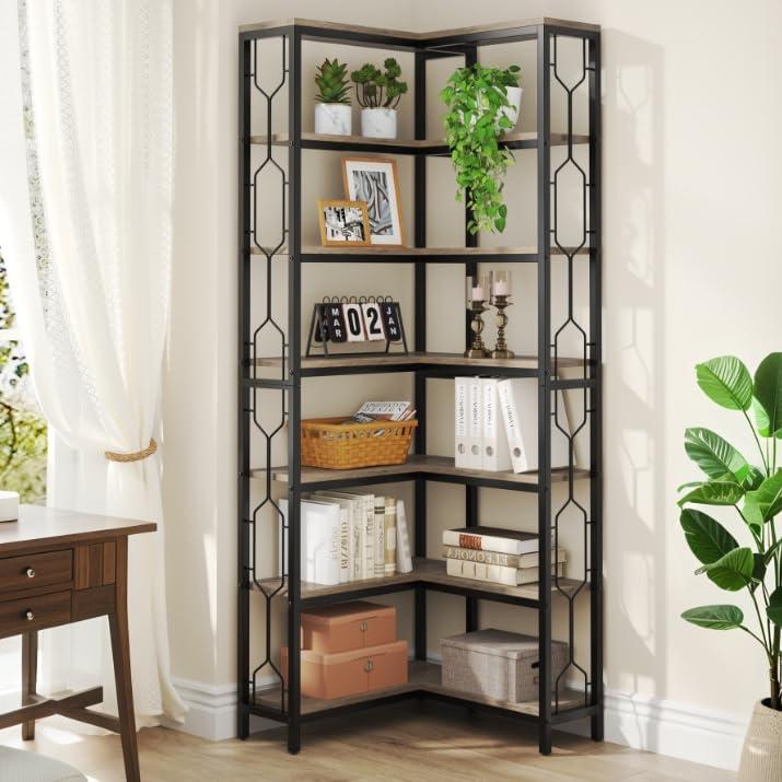Everly Quinn Edlira Etagere Storage Bookcase