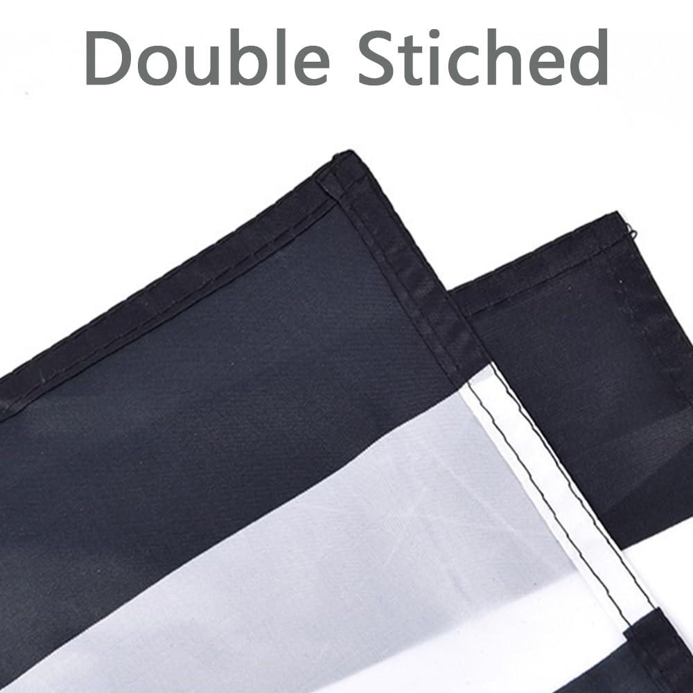 Thin Blue Line American Flags for Outside 3x5 US USA Police Flag Outdoor Vivid Color Fade Resistant Double Stitched Blue Line flag with Brass Grommets