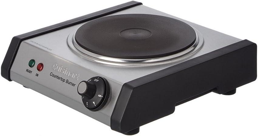 Cuisinart Stainless Steel Cast Iron Single Burner