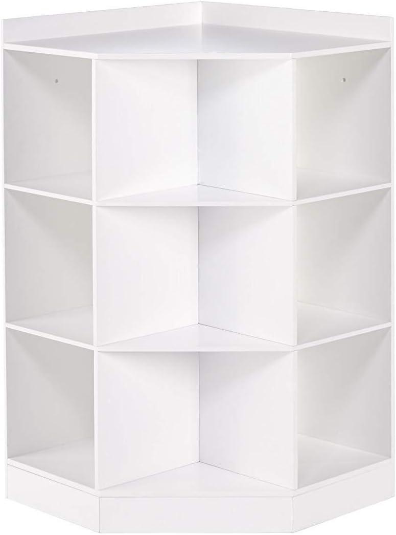 RiverRidge Home RiverRidge Kids Corner Playroom Cabinet with 6 Toy Storage Cubbies and 3 Angled Shelves