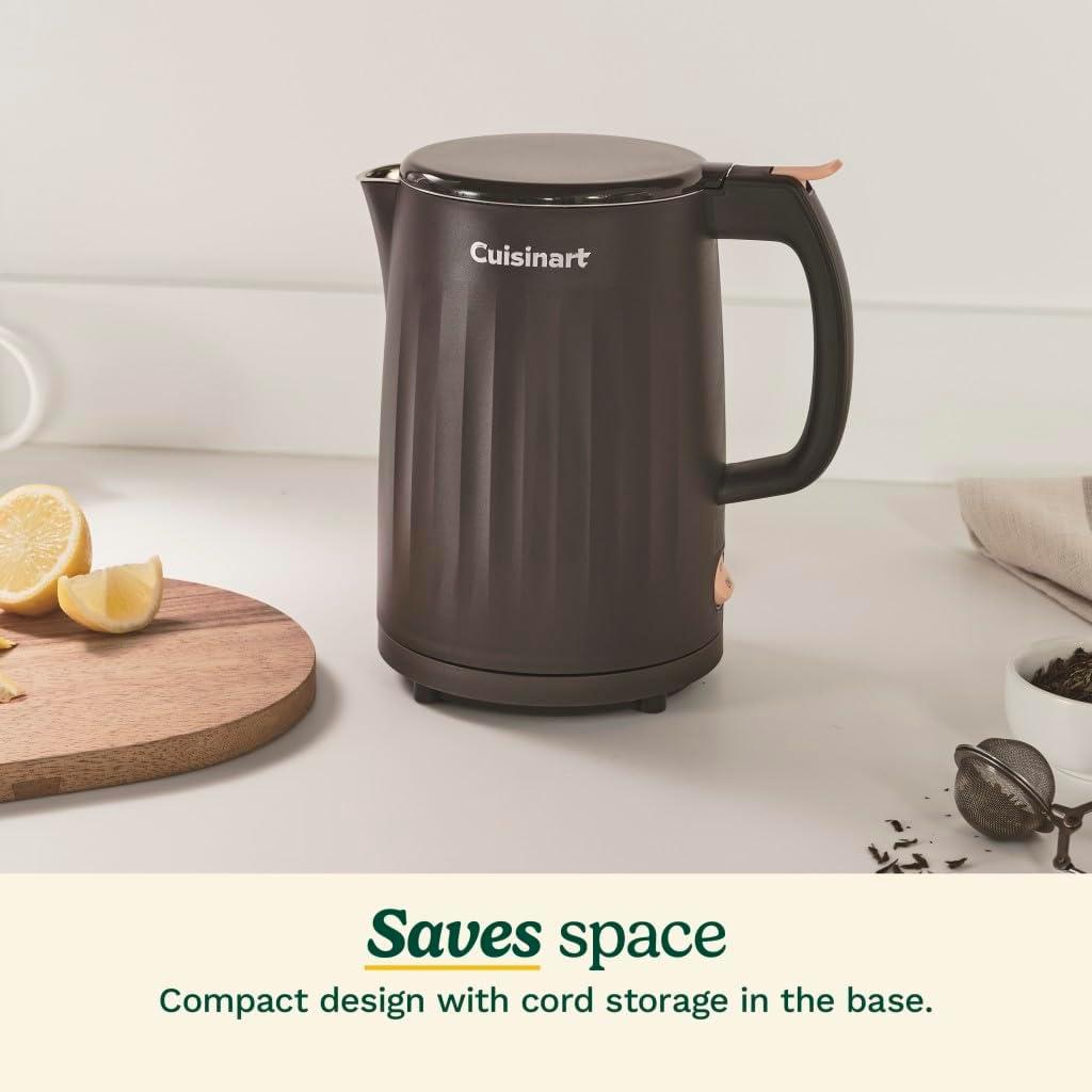 Cuisinart Black Stainless Steel 1-Liter Electric Kettle