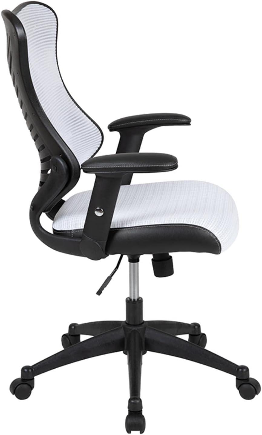 Flash Furniture High Back Designer Mesh Executive Swivel Ergonomic Office Chair with Adjustable Arms