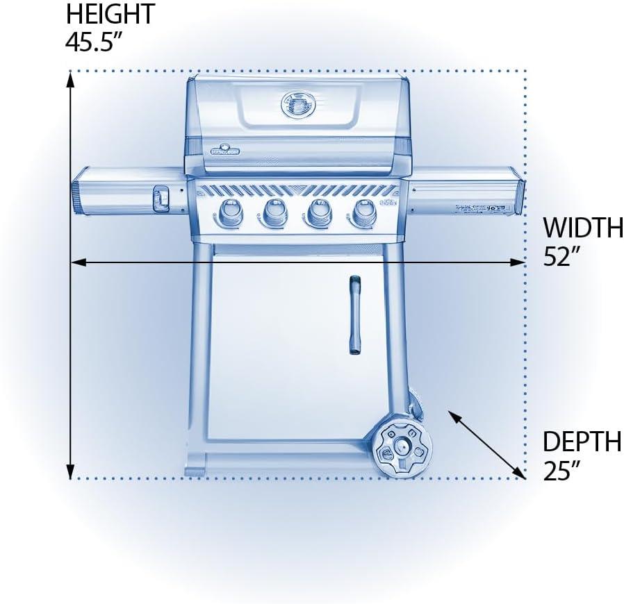Napoleon Freestyle 425 Propane Gas Grill, Graphite Grey