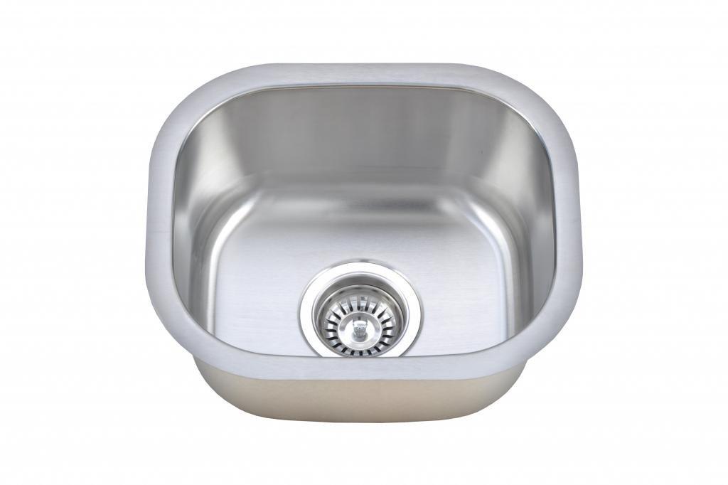 Craftsmen Series 15'' L Undermount Single Bowl Stainless Steel Kitchen Sink