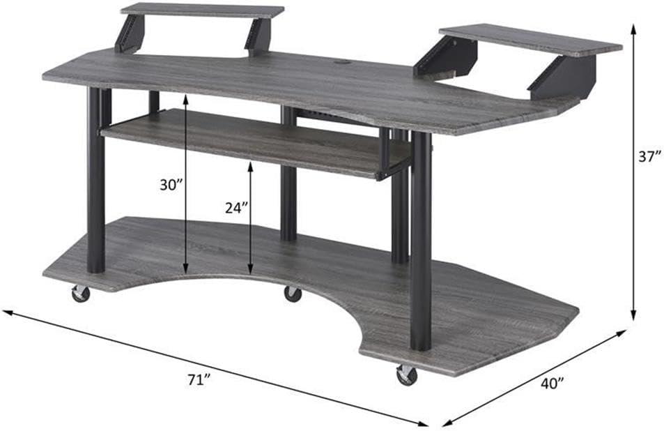 Eleazar 2 Stands Computer Desk - Acme Furniture