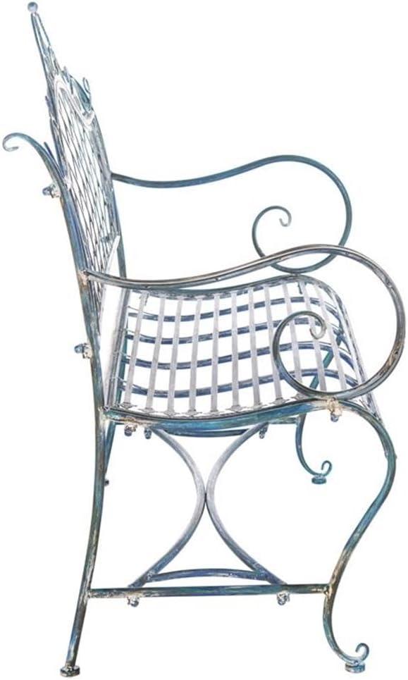 Abner Wrought Iron 45.75 Inch W Outdoor Garden Bench  - Safavieh