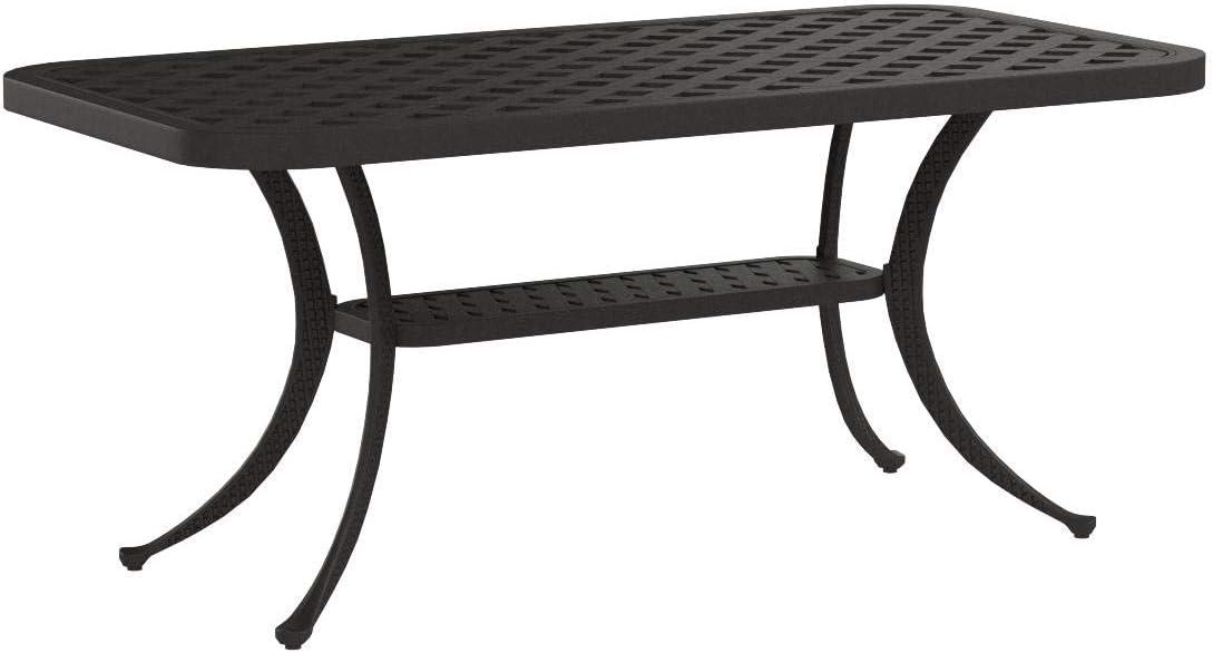 Sedona Rectangular Outdoor Coffee Table - Black - Crosley