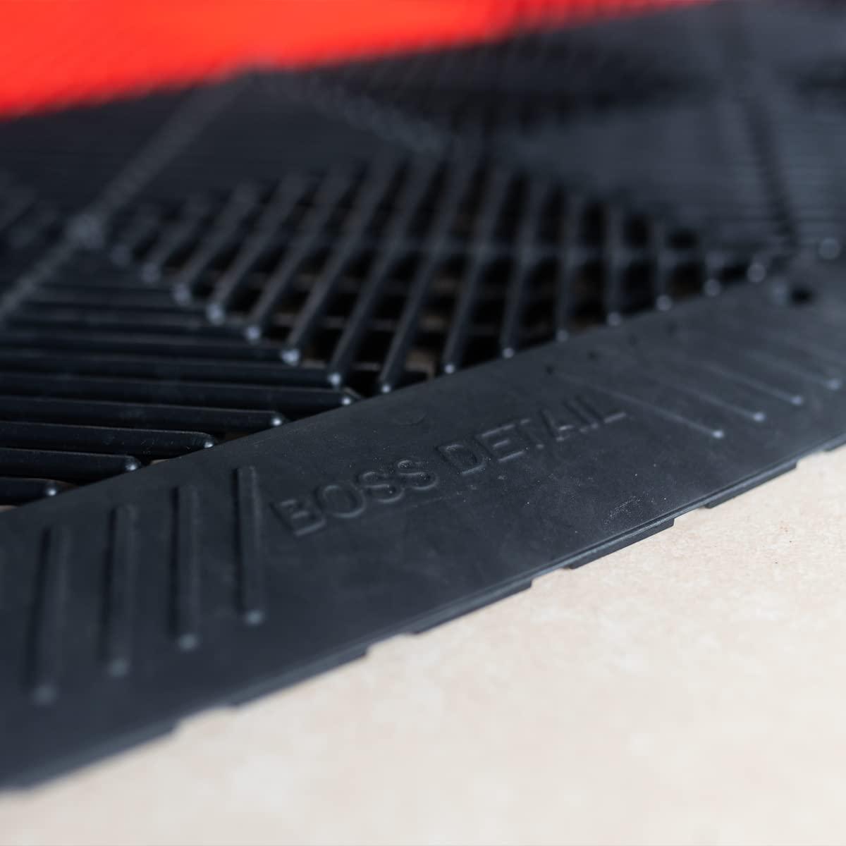 12"x12" Green PVC Floor Tile, for Garage