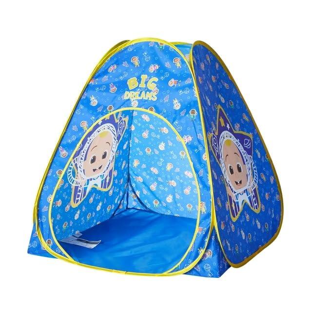 Cocomelon 3pc Tent Set with Pillow and Flashlight, Blue, Unisex, Toddler