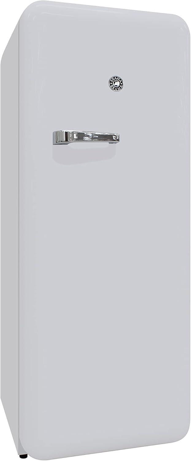 Brama 9.9-cu ft Counter-Depth Top-Freezer Refrigerator ( White )