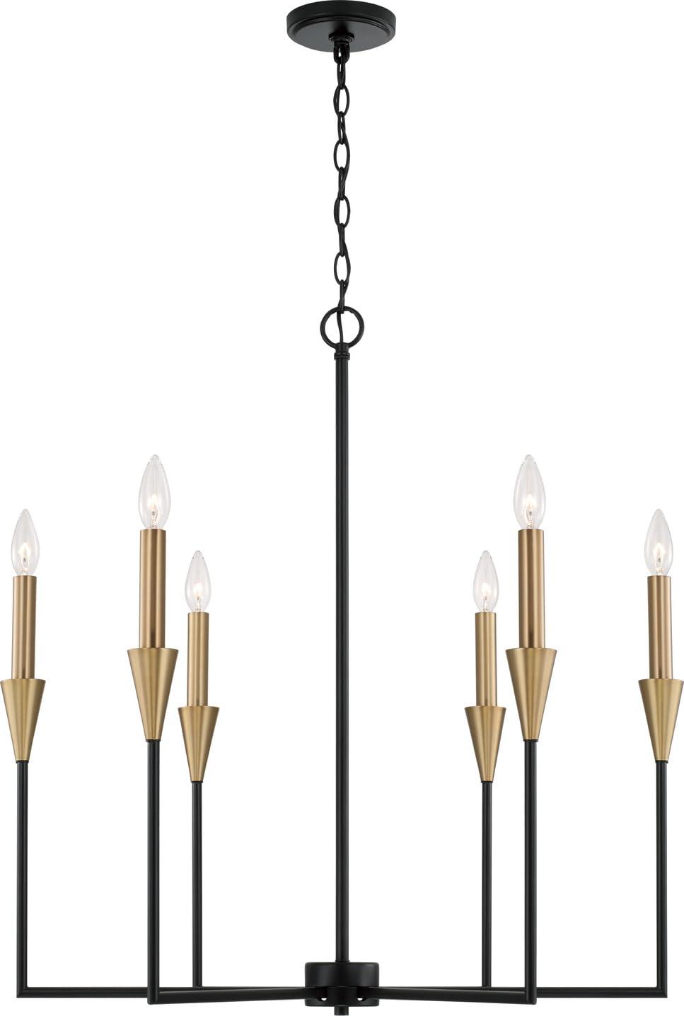 Capital Lighting Avant 6 - Light Dimmable Classic / Traditional Chandelier