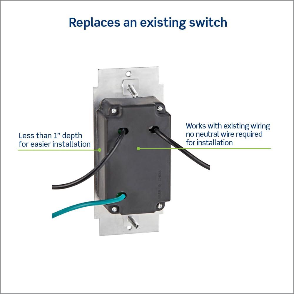 Tamper Resistant Slide Single Pole Dimmer