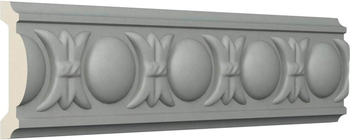 Ekena Millwork 2"H x 5/8"P x 94 1/2"L, (1 5/8" Repeat), Raymond Egg and Dart Panel Moulding