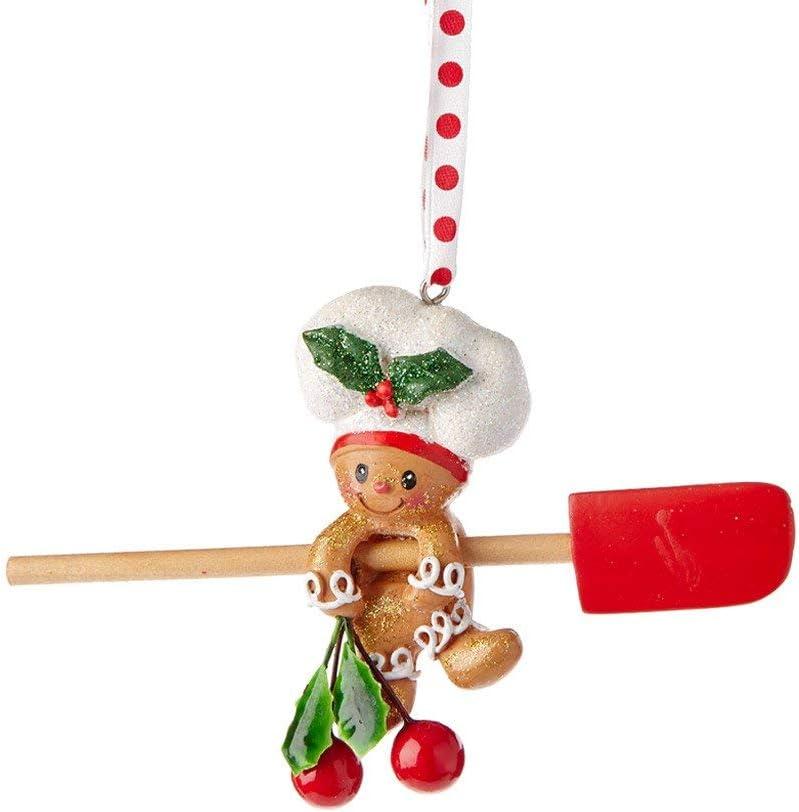 Kurt Adler Gingerbread Man Baking Tool Holiday Ornament Set (3 Pack)