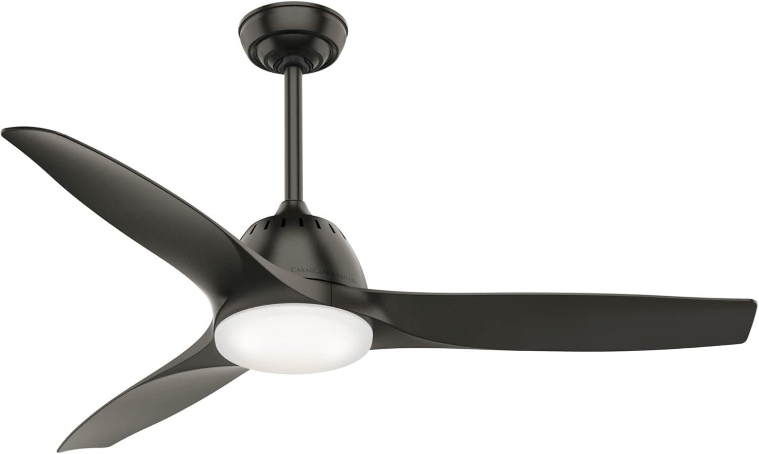 52" Noble Bronze LED Ceiling Fan with Remote and Light Kit