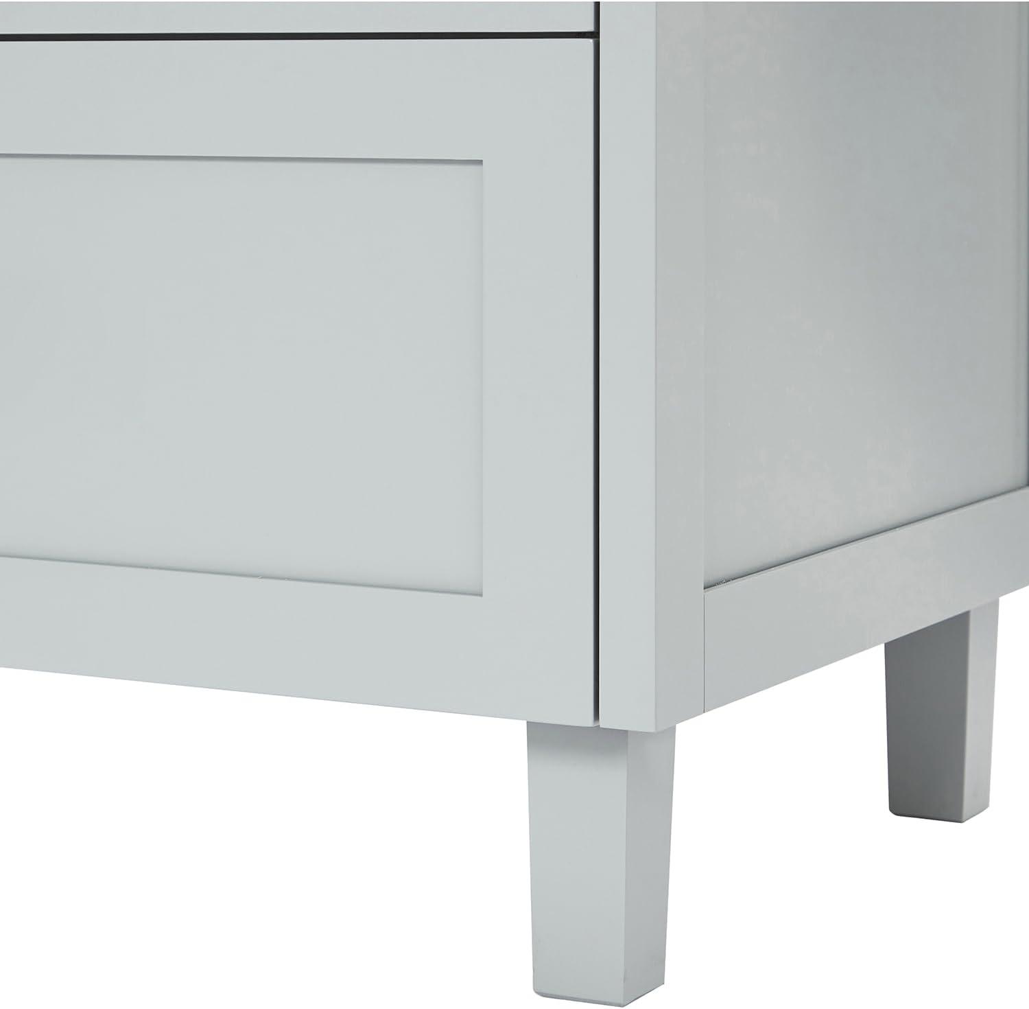 ARIEL Monrow 49 Single Sink Bathroom Vanity with Italian Carrara Marble Top