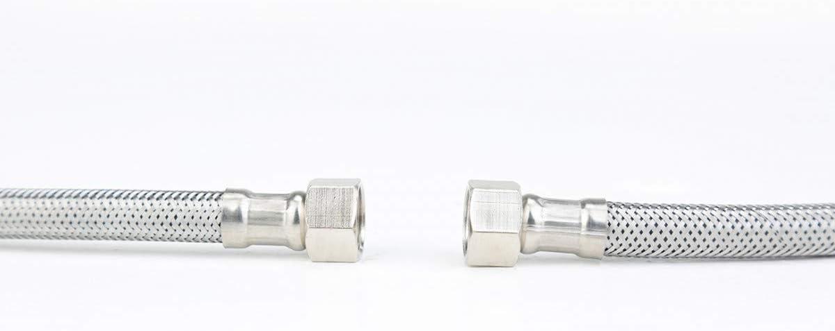 Bathroom Faucet Supply Line Stainless 10MM Male 3/8" Female Renovators Supply