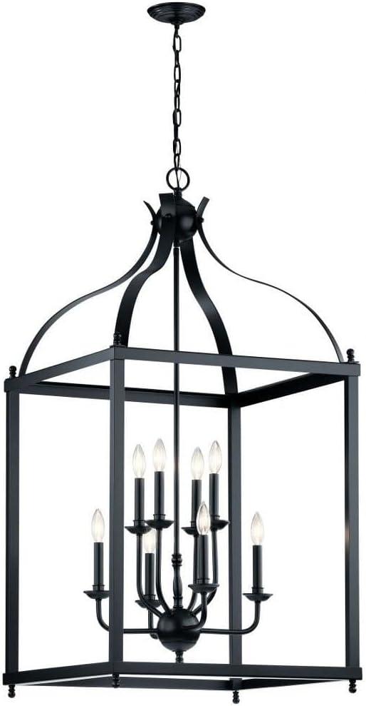 Larkin 47.75" 8 Light Pendant in Brushed Nickel