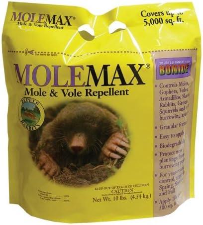 Bonide Mole Max 10 lb Mole & Vole Repellent Granules Ready-to-Use