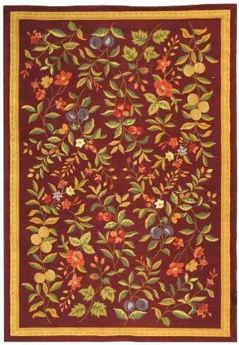 Chelsea HK210 Handmade Area Rug - 6'x9' - Burgundy - Safavieh