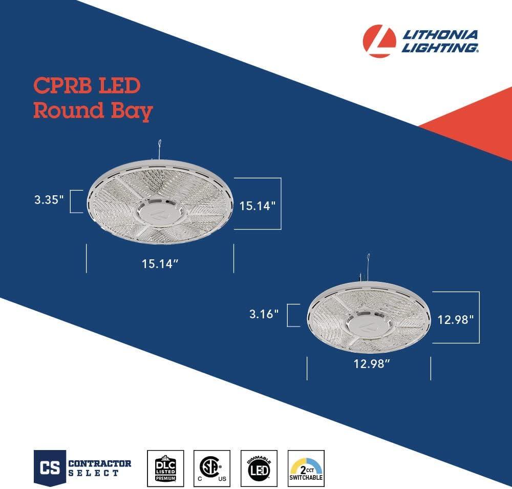 Modern Dimmable LED Ceiling Light with Remote Control, White Polycarbonate Shade