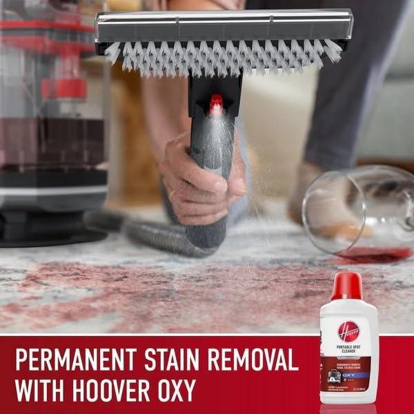 Hoover CleanSlate XL Deep Cleaning Spot Steam Cleaner: Portable Carpet & Upholstery Cleaner, Electric, 0.75L Tank, 22ft Cord