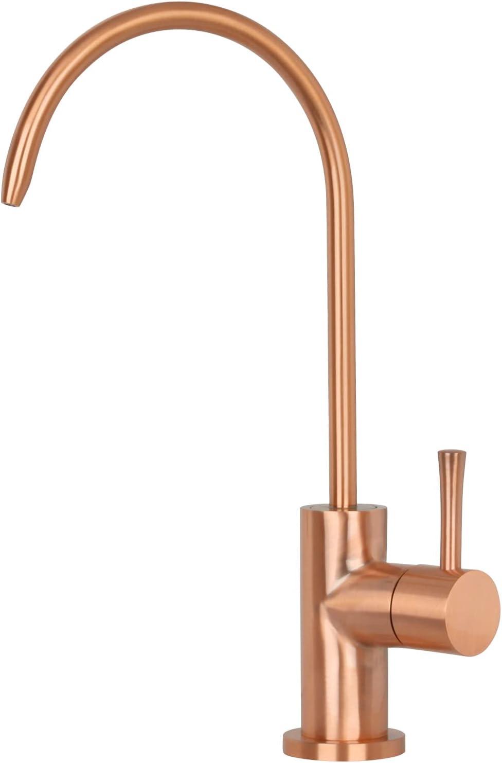 Copper Kitchen Water Filter Faucet Fits Most Reverse Osmosis Units